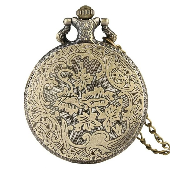STITCH Pocket Watch NEW Disney Gift Antique Bronze Finish - Picture 3 of 4